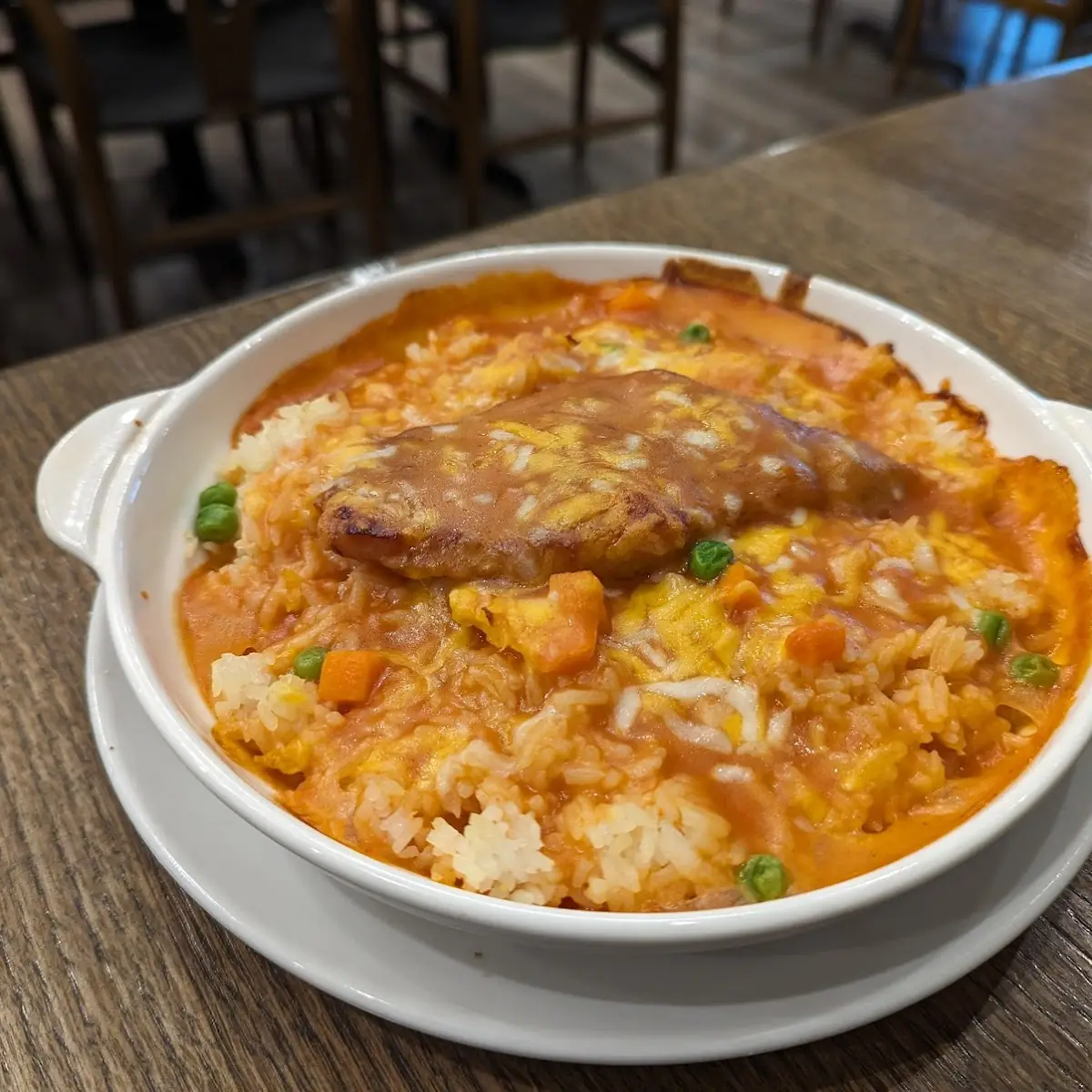 Mini Baked Pork Chop Rice 迷你焗豬扒飯